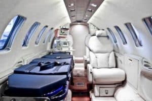 Gulfstream 100 for air ambulance flights